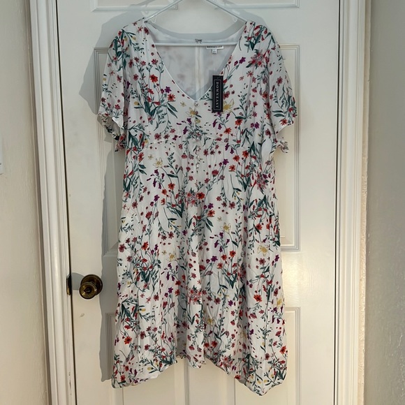 Floral DownEast Mini Dress - Picture 1 of 3